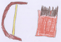 Bow drawn by Amber