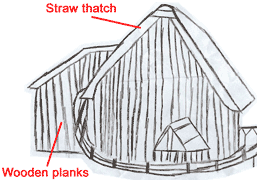 House drawn by Josh age 10