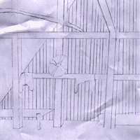Inside of house drawn by Jay