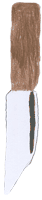 Knife drawn by Jade age 10