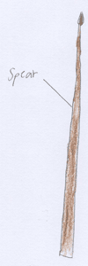 Spearhead drawn by Tommy age 10