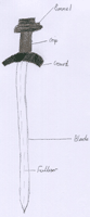 Sword drawn by Matthew age 10