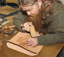 Leather worker