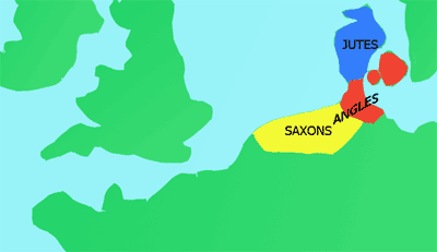 Click on each group to see where they arrived in Britain