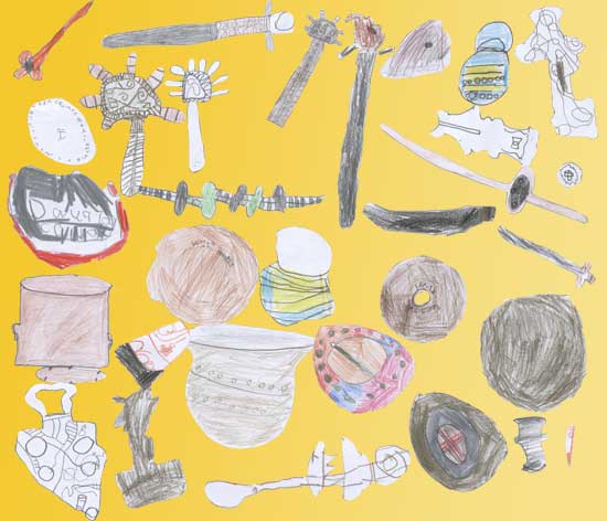 Drawings of objects