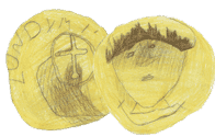 Click to discover about trade (drawing by Justine age 10)